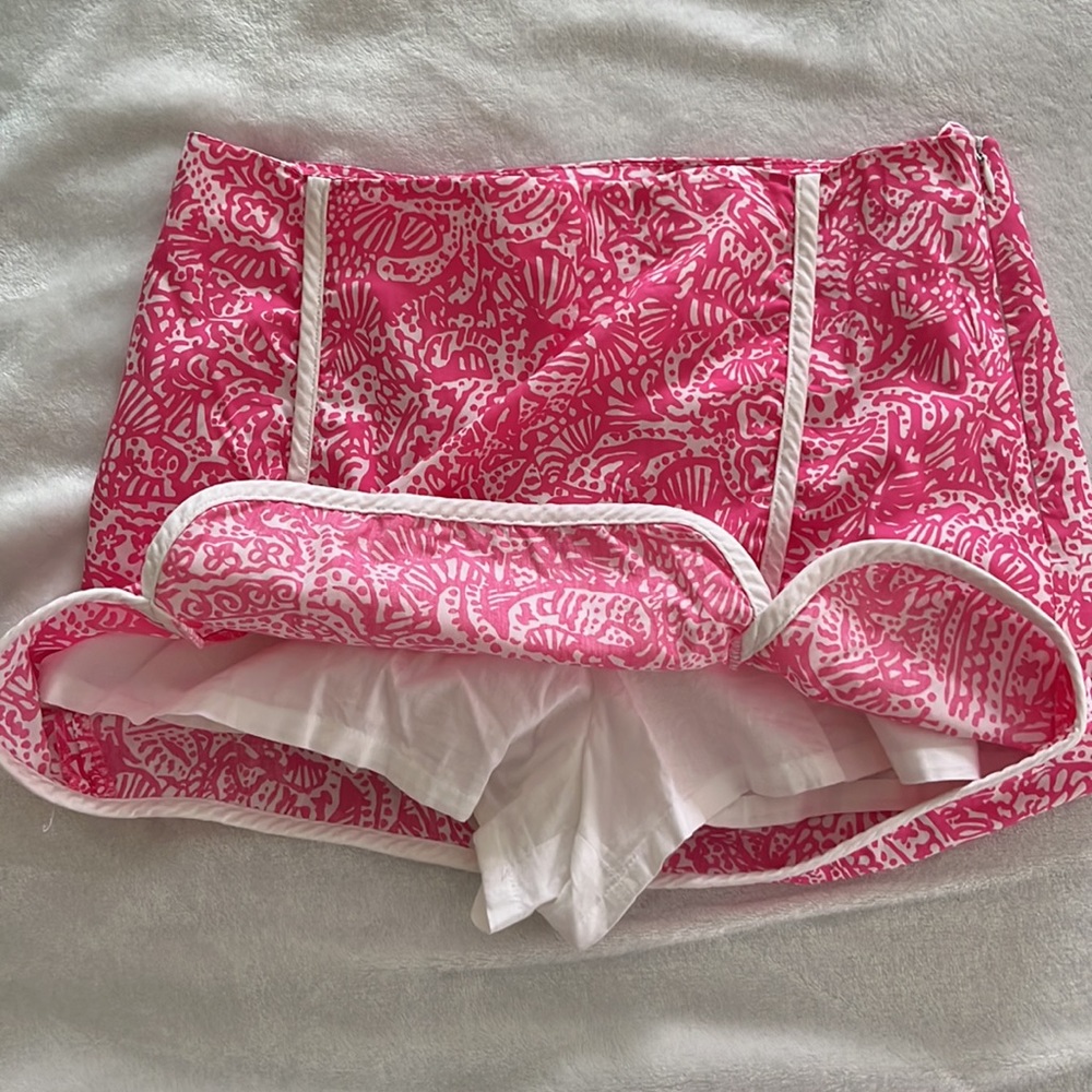 Lilly Pulitzer Pink Patterned Skort - image 4